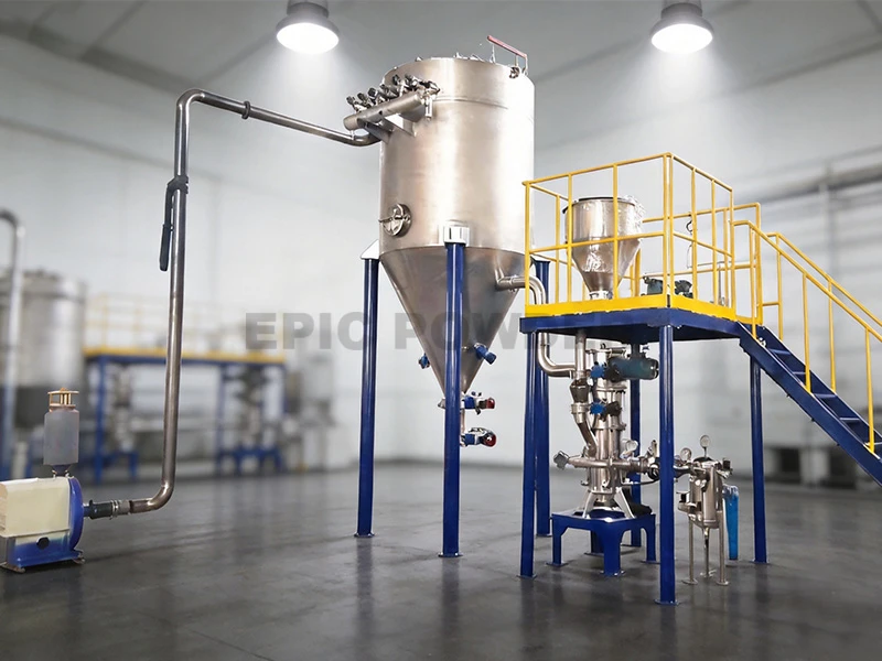 jet mill for LFP pulverization